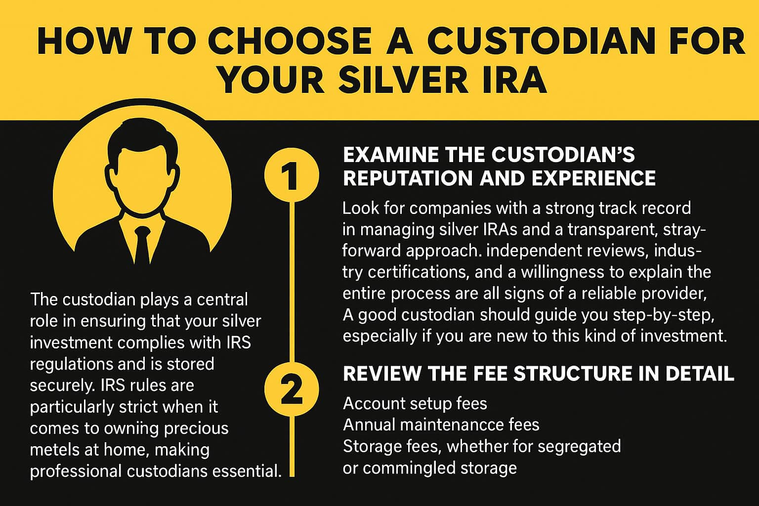 choose custodian silver ira custodian