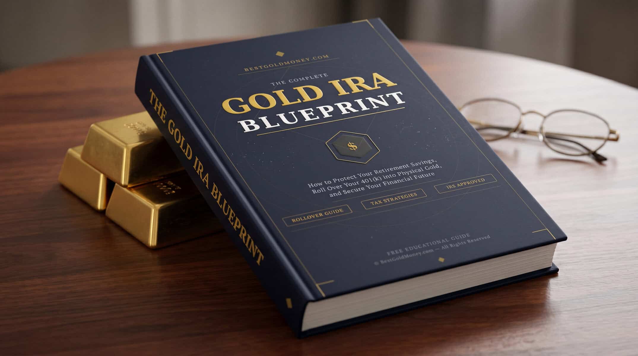 Gold IRA Blue Print Immagine Libro